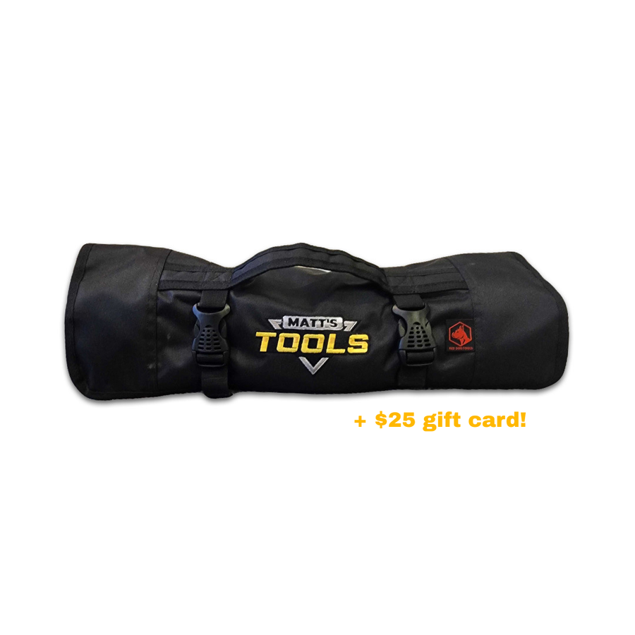 Matt's Tool BUNDLE: Tool Burrito + $25 Gift card!