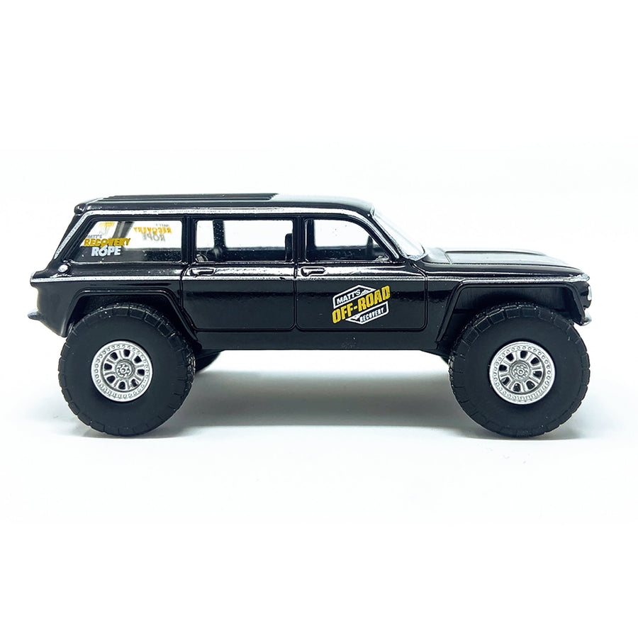 Black morrvair toy passenger side shot