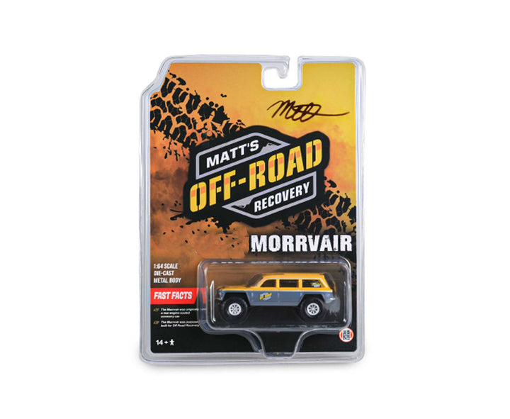 Front of toy MORRVAIR packaging