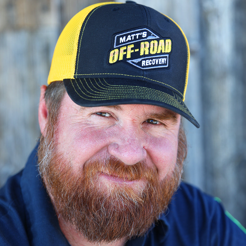 Matts Off-Road Recovery - Matt's Yellow Snapback Hat – Matts OffRoad Recovery