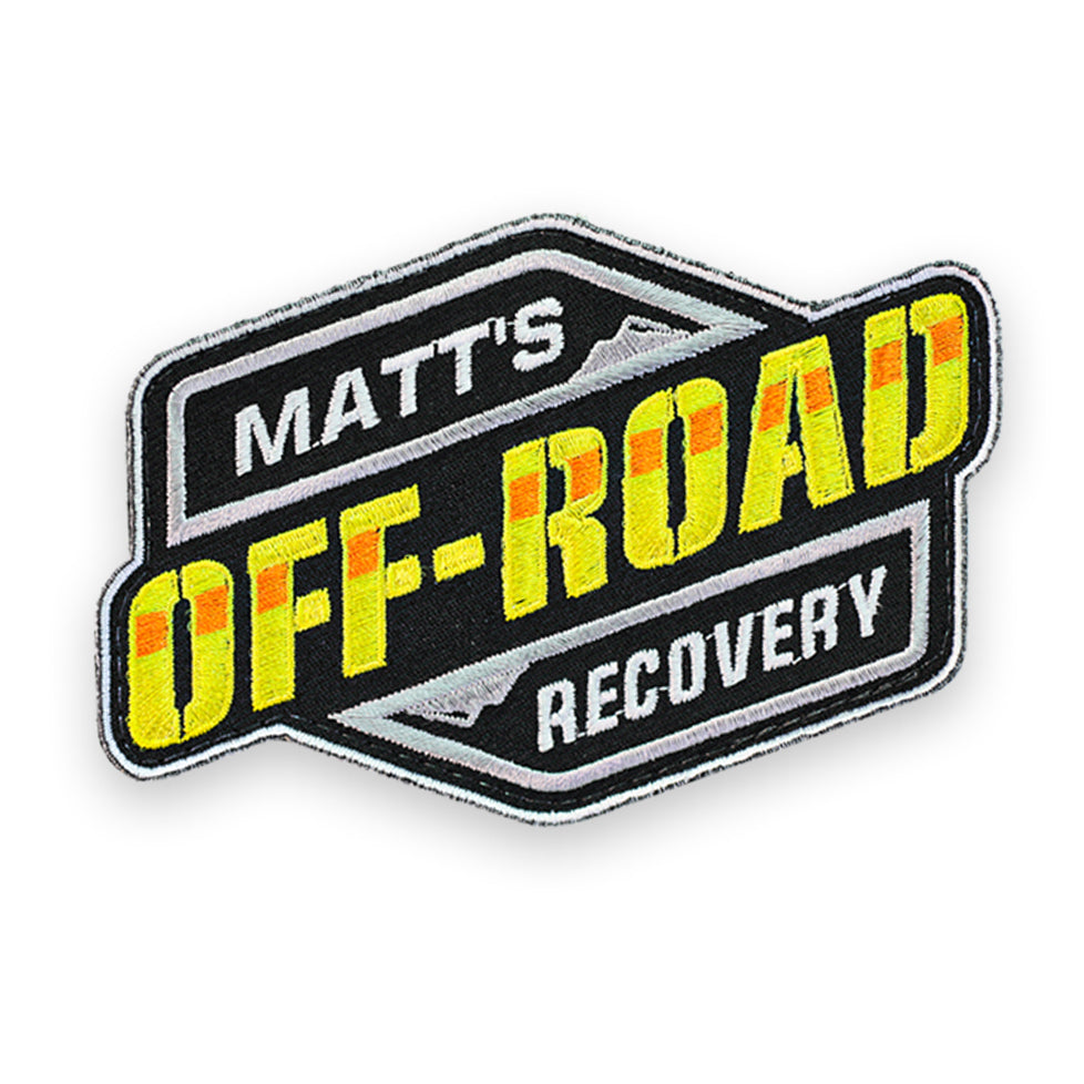 Matts Off-Road Velcro Embroidered Patch – Matts OffRoad Recovery